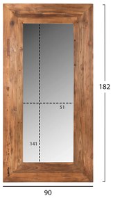 Огледало 182 - HM4267 натурал