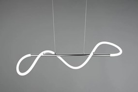 Метално LED затъмняващо се висящо осветително тяло в сребрист цвят Argos – Reality