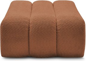 Оранжева табуретка от прежда с примки от букле Azra – Bobochic Paris