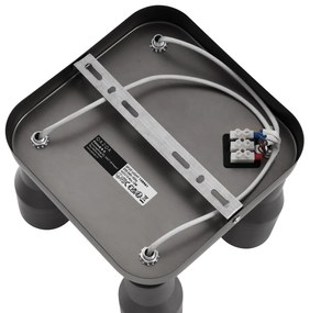 Квадратен таванен прожектор GU10 50 мм 4-светлинен - Stanley