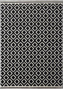 Килим lozenge-черен-160 x 235 см.