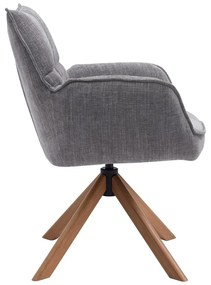 Сиви тапицирани трапезни столове в комплект 2 бр. Marilla – Unique Furniture