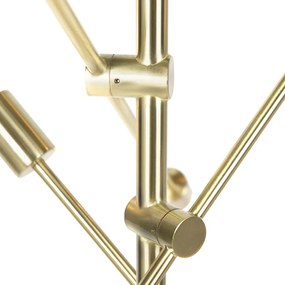 Висяща лампа в стил арт деко месинг 6-светлина - Сидни