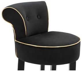 Бар стол от синьо кадифе 96 cm Luxy - Mauro Ferretti