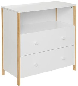 Детски шкаф Аtmosphera Kima, MDF, Бял