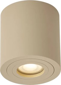 Moderne plafondspot taupe GU10 50mm IP44 - Capa