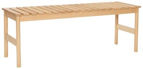 Светлокафява пейка Row – Hübsch