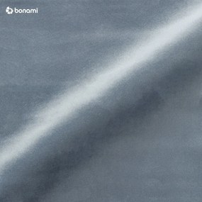 Светлосиньо тапицирано кадифено двойно легло с място за съхранение с включена подматрачна рамка 180x200 cm Arendal – Cosmopolitan Design