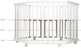 Бяла кошара за игра 112x97 cm Roba style - Roba