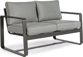 Сив алуминиев градински диван Merrigan – Bizzotto