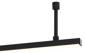 Таванна лампа черна 150,8 см с LED 3-степенна димираща регулируема - Annuschka