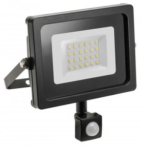 GTV LD-INEXT10W-64 LED прожектор с сензор движение 10W, 6400K, 800lm, 120°, IP65, черен