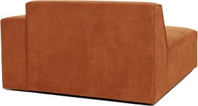 Модул за оранжев велурен диван (десен ъгъл) Sting - Scandic