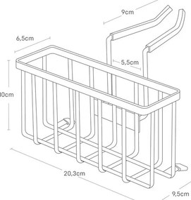 Висяща метална поставка за гъба – YAMAZAKI