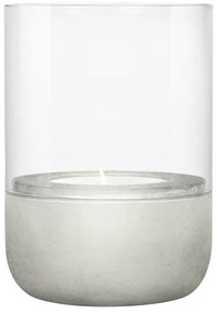 Комплект от 2 стъклени свещника с бетонна основа Calma - Blomus