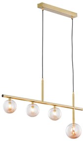 Jupiter 1899 - Полилей на кабел NEPTUN 4xG9/14W/230V златен