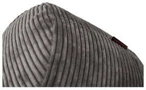 Тъмносив пуф от рипсено кадифе Mini – SLOWDOWN