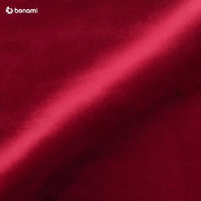 Ъглов диван от червено кадифе , десен ъгъл Bali - Cosmopolitan Design