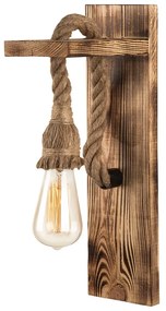 Стенна лампа в естествен цвят Woody - Squid Lighting