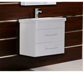 Конзолен PVC шкаф ICP 604555 с умивалник, 60x45x55см