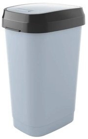 Сиво пластмасово кошче за боклук 50 l Dual Swing – KIS