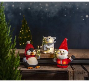 Бяла коледна светлинна украса Joylight – Star Trading