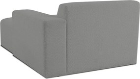 Сив модулен диван от букле (десен ъгъл) Roxy – Scandic