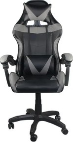 Гейминг стол Pu BF7850-Черен-Сиво