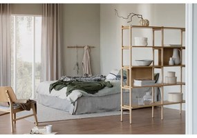 Етажерка за книги в дъб 140x166 cm Holton - Rowico