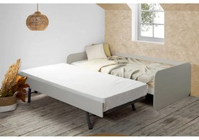 Сиво детско легло с разтегателно легло , 90 x 190 cm Redona - Marckeric