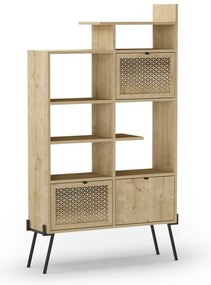Етажерка за книги в дъбов декор в естествен цвят 95x170 cm Ecrin - Marckeric