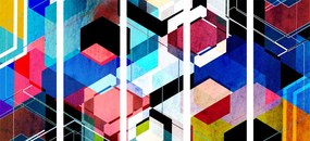 картини от 5 части – Абстрактна геометрия