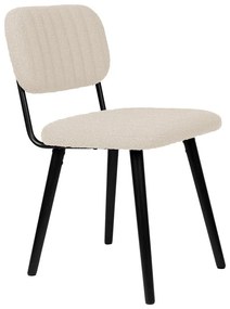 Кремав трапезен стол Jake – White Label