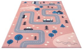 Розов детски килим 120x170 cm Adventures - Hanse Home