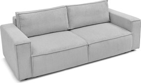 Светлосив диван от велур 245 cm Nihad - Bobochic Paris