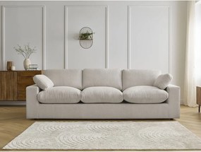 Бежов диван от рипсено кадифе 250 cm Belair – Bobochic Paris