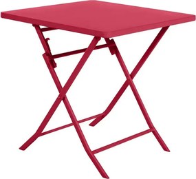 Градинска квадратна маса Hesperide Greensboro,70x70x71 cm - Червен