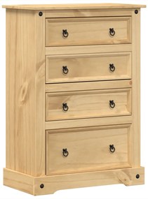 4005672 vidaXL Скрин Corona, 80x43x114 см, бор масив