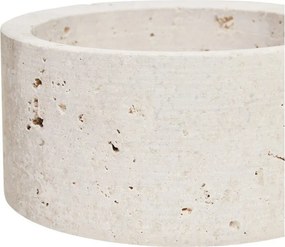 Декоративна каменна кутия за съхранение в естествен цвят ø 14x8 cm Tibor – Premier Housewares