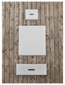 Бял метален стол A-Stool – Zone