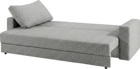 Диван Kleio Триместен-215φ 80β εκ.-Γκρι Anoixto