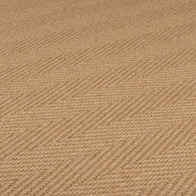 Пътека от юта в естествен цвят 60x800 cm Kira - Flair Rugs