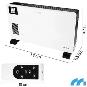 Конвекторен отоплител 2500W + wifi