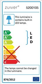 Настолна лампа в сребристо Gio - Zuiver