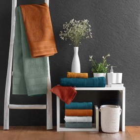 Памучна кърпа от тери в тухлен цвят 30x50 cm Tendresse – douceur d'intérieur