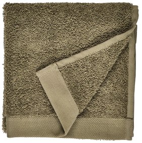 Маслиненозелена кърпа от органичен хавлиен памук, 60 x 40 cm Comfort Organic - Södahl