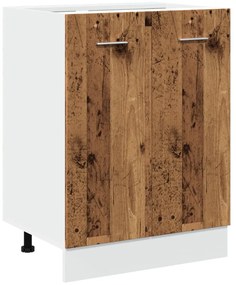 856074 vidaXL Долен шкаф "Lyon", старо дърво, 60x46x81,5 см, инженерно дърво