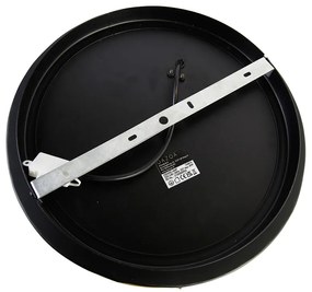 Индустриален плафон черен със злато 35 см - Barril