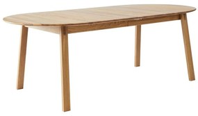 Сгъваема трапезна маса от масивен дъб в естествен цвят 100x220 cm Amalfi – Hammel Furniture