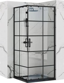 Душ кабина Rea Concept Black 80x80